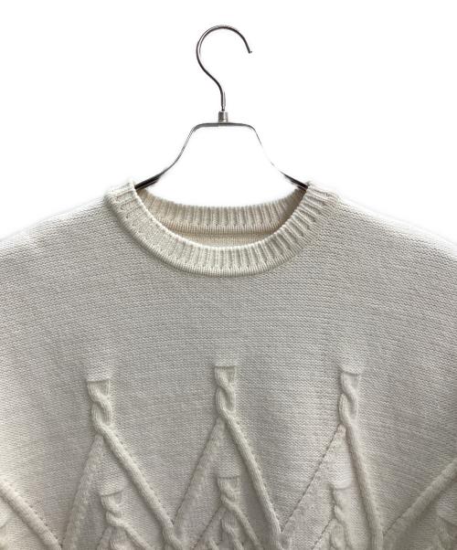 CITY（シティ）CITY (シティ) 厚手ニット アイボリー サイズ:1の古着・服飾アイテム