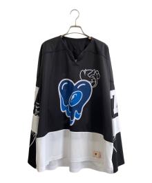 EMOTIONALLY UNAVAILABLE×COIN PARKING DELIVERY NOW ON REC HOCKEY JERSEY.（エモーショナリー・アンアベイラブル）の古着「長袖カットソー」｜ブラック