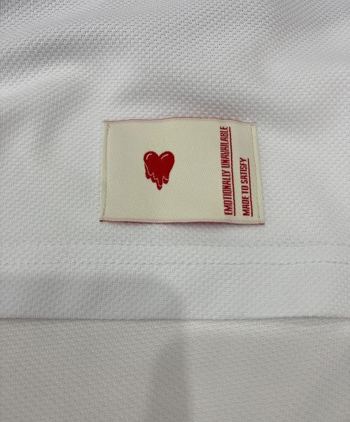 EMOTIONALLY UNAVAILABLE（エモーショナリー・アンアベイラブル）EMOTIONALLY UNAVAILABLE (エモーショナリー・アンアベイラブル) COIN PARKING DELIVERY NOW ON REC HOCKEY JERSEY. 長袖カットソー ブラック サイズ:Lの古着・服飾アイテム
