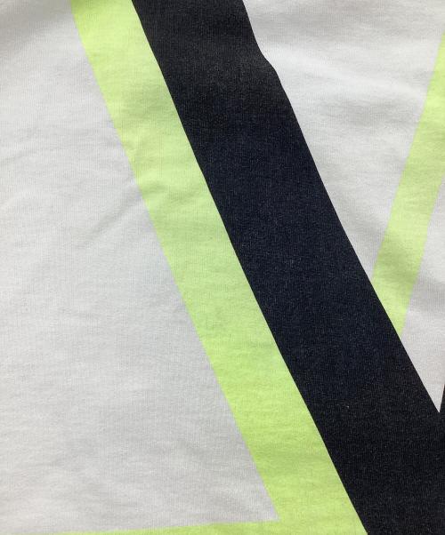 VALENTINO（ヴァレンティノ）VALENTINO (ヴァレンティノ) 半袖カットソー ホワイト×ライトグリーン サイズ:Sの古着・服飾アイテム