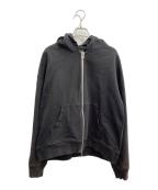 BREATHブレス）の古着「ジップパーカー」｜ブラック