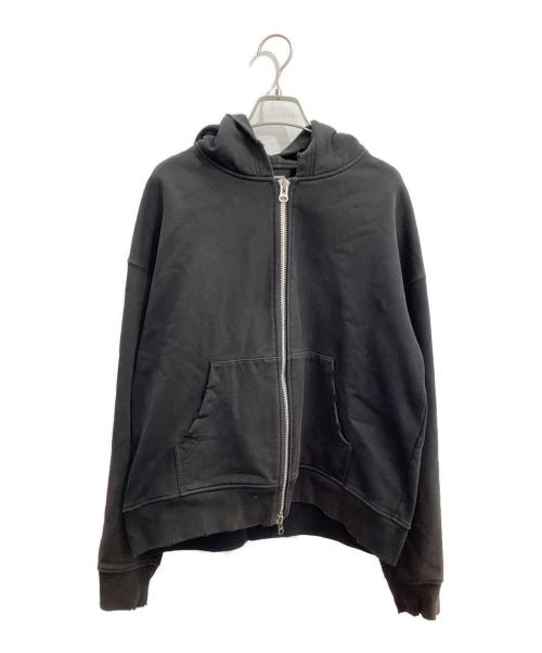 BREATH（ブレス）BREATH (ブレス) ジップパーカー ブラック サイズ:Lの古着・服飾アイテム