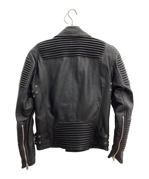 HUDSON（ハドソン）HUDSON (ハドソン) レザーライダースジャケット ブラック サイズ:Ｓの古着・服飾アイテム