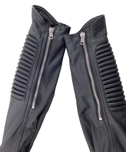 HUDSON（ハドソン）HUDSON (ハドソン) レザーライダースジャケット ブラック サイズ:Ｓの古着・服飾アイテム