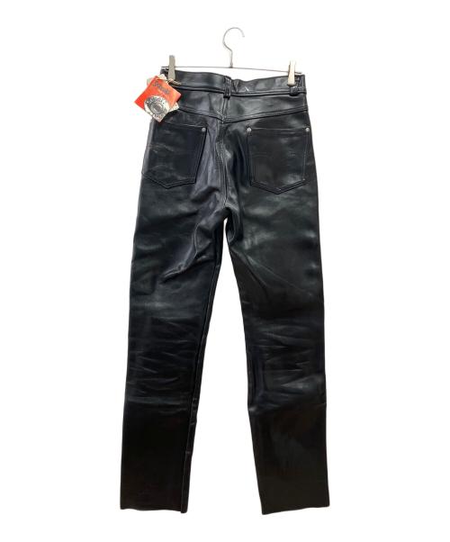 Schott（ショット）Schott (ショット) レザーパンツ ブラック サイズ:30の古着・服飾アイテム