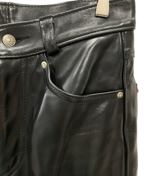 Schott（ショット）Schott (ショット) レザーパンツ ブラック サイズ:30の古着・服飾アイテム