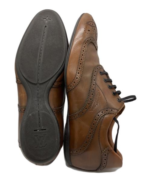 LOUIS VUITTON（ルイ ヴィトン）LOUIS VUITTON (ルイ ヴィトン) ウィングチップシューズ ブラウン サイズ:8 1/2の古着・服飾アイテム