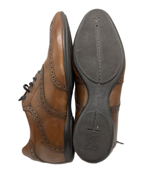 LOUIS VUITTON（ルイ ヴィトン）LOUIS VUITTON (ルイ ヴィトン) ウィングチップシューズ ブラウン サイズ:8 1/2の古着・服飾アイテム