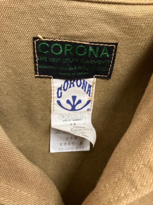 CORONA（コロナ）CORONA (コロナ) カバーオール ブラウン サイズ:Mの古着・服飾アイテム