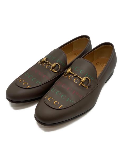 GUCCI（グッチ）GUCCI (グッチ) ホースビットローファー ブラウン サイズ:6　1/2の古着・服飾アイテム