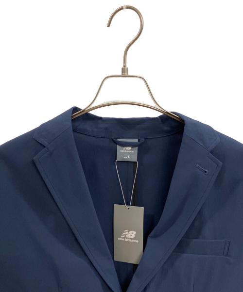 NEW BALANCE（ニューバランス）NEW BALANCE (ニューバランス) THE CITY シーズナルシティージャケット ネイビー サイズ:L 未使用品の古着・服飾アイテム