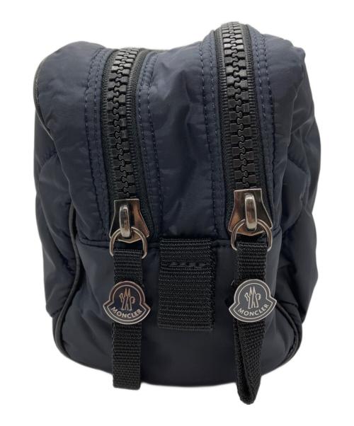 MONCLER（モンクレール）MONCLER (モンクレール) キルティングビューティーケース ブラックの古着・服飾アイテム