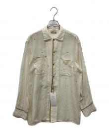 MAATEE&SONS（マーティーアンドサンズ）の古着「長袖シャツ」｜ベージュ