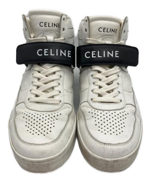 CELINE（セリーヌ）CELINE (セリーヌ) スニーカー ホワイト×ブラック サイズ:41の古着・服飾アイテム