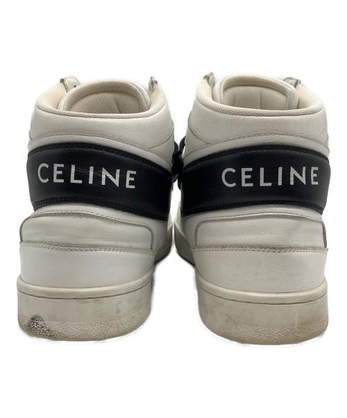 CELINE（セリーヌ）CELINE (セリーヌ) スニーカー ホワイト×ブラック サイズ:41の古着・服飾アイテム