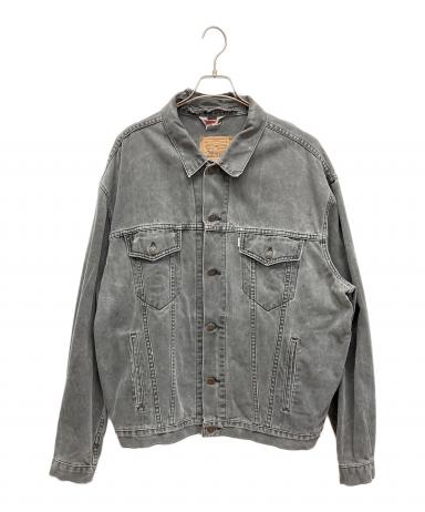 出*m様 Levi's ALL DUTY コート　チャコールグレー　オーバーサイ 中古・古着通販】LEVI'S (リーバイス) デニムジャケット グレー サイズ