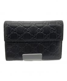 GUCCI（グッチ）の古着「2つ折り財布」｜ブラック