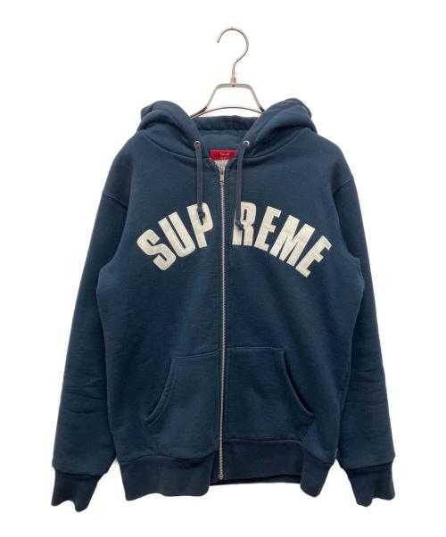 SUPREME（シュプリーム）Supreme (シュプリーム) ジップパーカー ネイビー サイズ:Sの古着・服飾アイテム