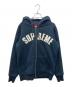 Supreme（シュプリーム）の古着「ジップパーカー」｜ネイビー