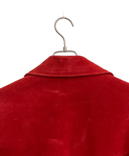 Schott（ショット）Schott (ショット) スウェードレザージャケット レッド サイズ:40の古着・服飾アイテム