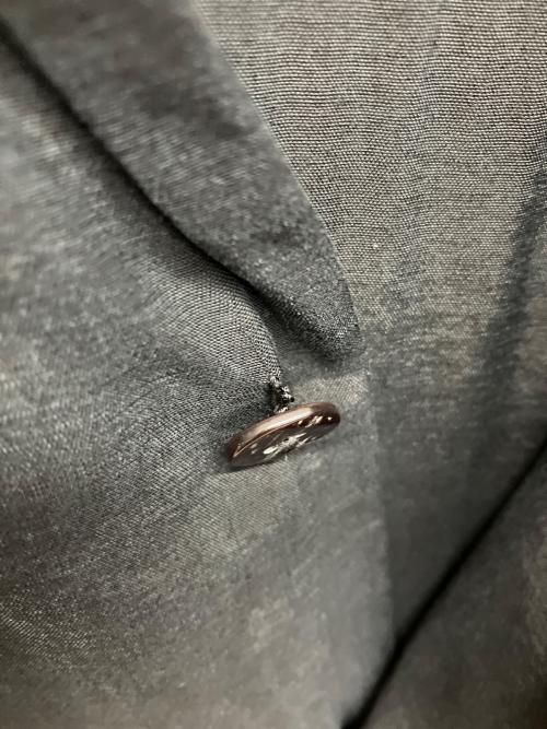 YOKE（ヨーク）YOKE (ヨーク) オープンカラーシャツ ブラック サイズ:2の古着・服飾アイテム