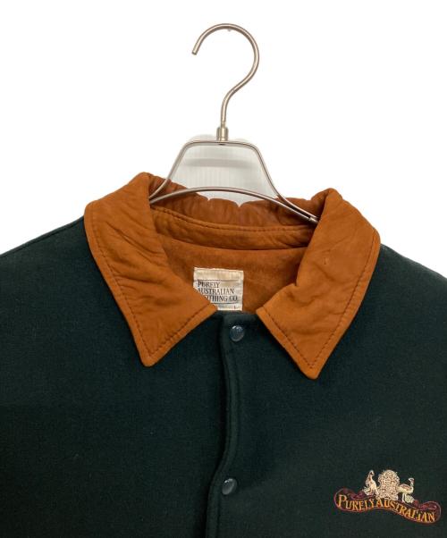Purely Australian clothing co（ピュアリーオーストラリアン）Purely Australian clothing co (ピュアリーオーストラリアン) スタジャン ブラウン×ブラック サイズ:Lの古着・服飾アイテム