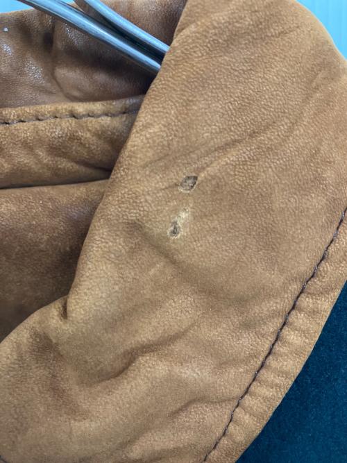 Purely Australian clothing co（ピュアリーオーストラリアン）Purely Australian clothing co (ピュアリーオーストラリアン) スタジャン ブラウン×ブラック サイズ:Lの古着・服飾アイテム