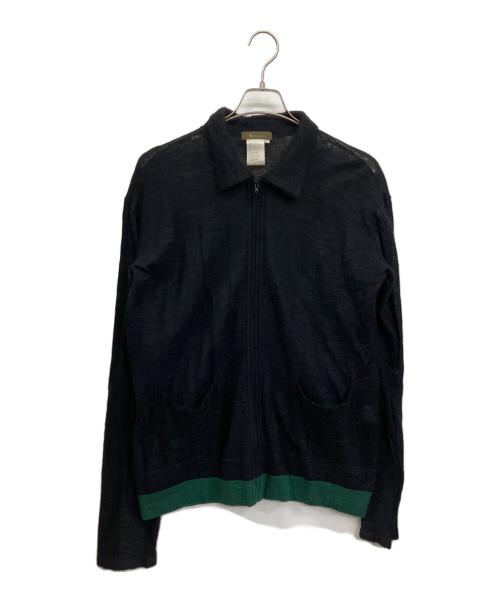 Y's for men（ワイズフォーメン）Y'S for men (ワイズフォーメン) ニットジャケット ダークネイビー サイズ:3の古着・服飾アイテム