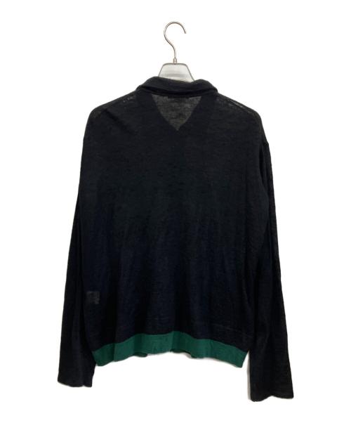 Y's for men（ワイズフォーメン）Y'S for men (ワイズフォーメン) ニットジャケット ダークネイビー サイズ:3の古着・服飾アイテム