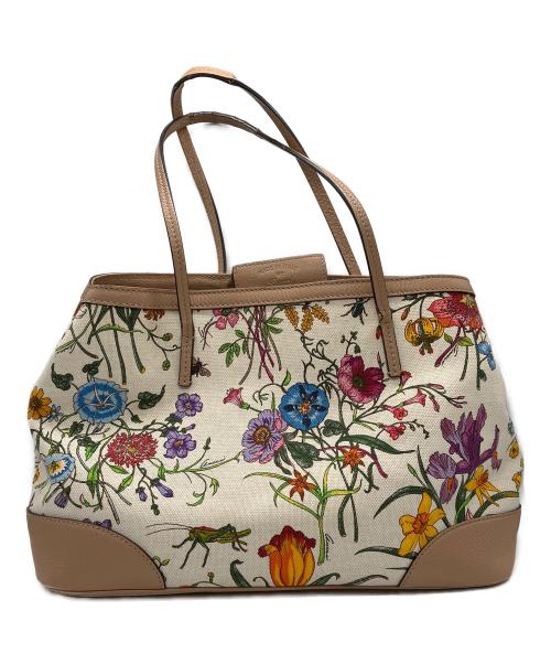 GUCCI（グッチ）GUCCI (グッチ) フローラトートバッグ マルチカラーの古着・服飾アイテム