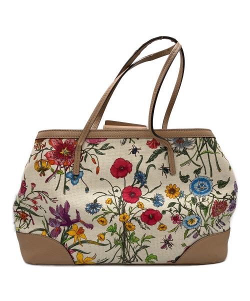 GUCCI（グッチ）GUCCI (グッチ) フローラトートバッグ マルチカラーの古着・服飾アイテム