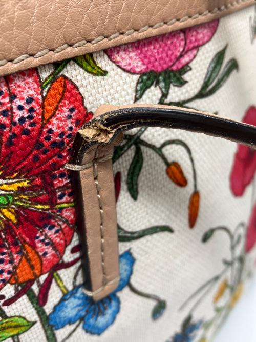 GUCCI（グッチ）GUCCI (グッチ) フローラトートバッグ マルチカラーの古着・服飾アイテム