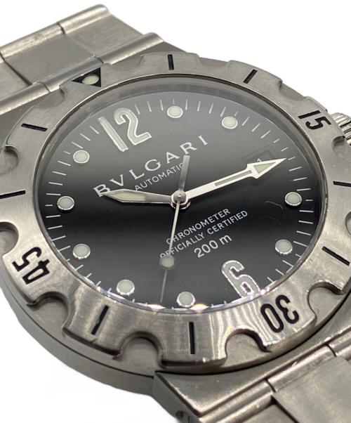 BVLGARI（ブルガリ）BVLGARI (ブルガリ) 腕時計 ブラック サイズ:38mm/17cmの古着・服飾アイテム