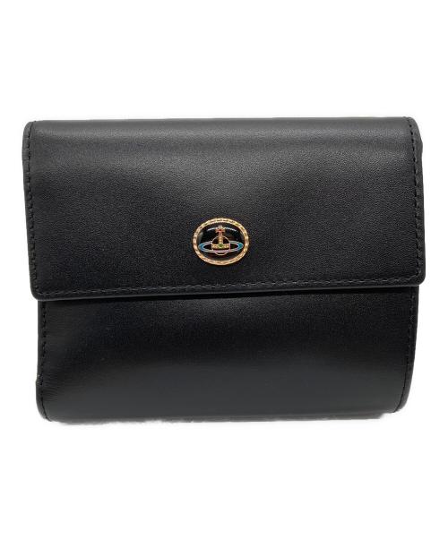 Vivienne Westwood（ヴィヴィアンウエストウッド）Vivienne Westwood (ヴィヴィアンウエストウッド) 3つ折り財布 ブラックの古着・服飾アイテム