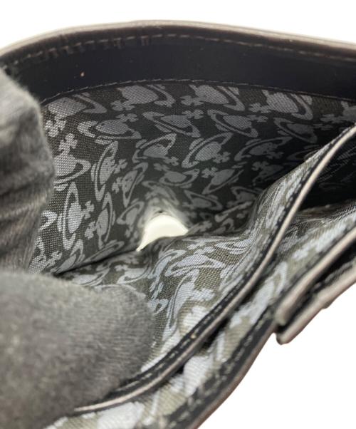 Vivienne Westwood（ヴィヴィアンウエストウッド）Vivienne Westwood (ヴィヴィアンウエストウッド) 3つ折り財布 ブラックの古着・服飾アイテム