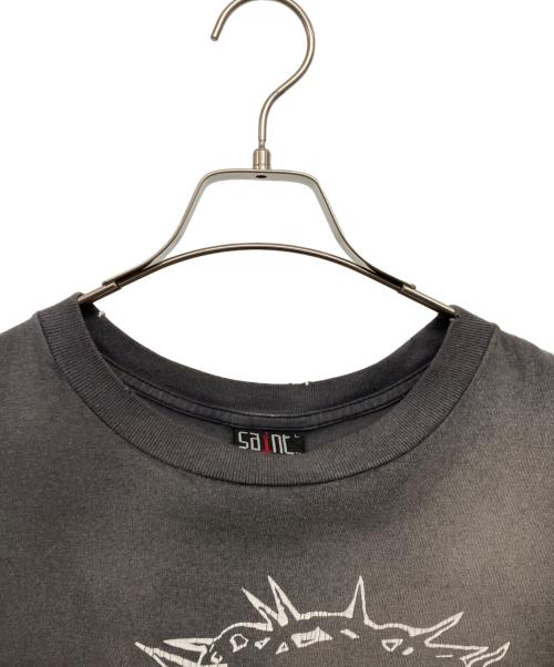 SAINT MICHAEL（セントマイケル）SAINT MICHAEL (セントマイケル) 半袖Tシャツ ブラック サイズ:Lの古着・服飾アイテム