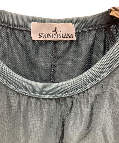 STONE ISLAND（ストーンアイランド）STONE ISLAND (ストーンアイランド) Nylon Metal Watro Sweat グレー サイズ:Lの古着・服飾アイテム