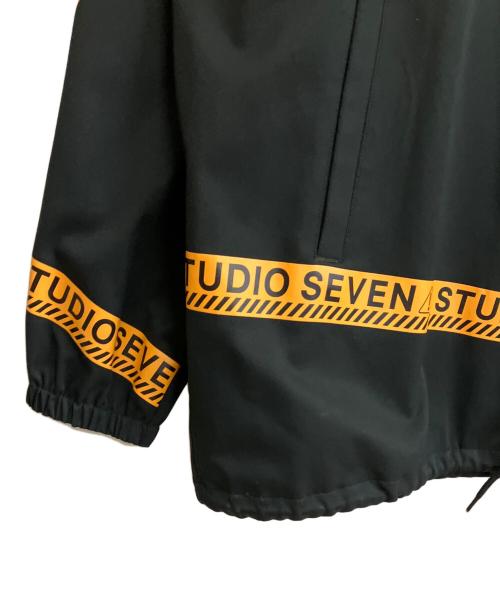 studio seven（スタジオセブン）STUDIO SEVEN (スタジオセブン) コーチジャケット ブラック サイズ:Lの古着・服飾アイテム