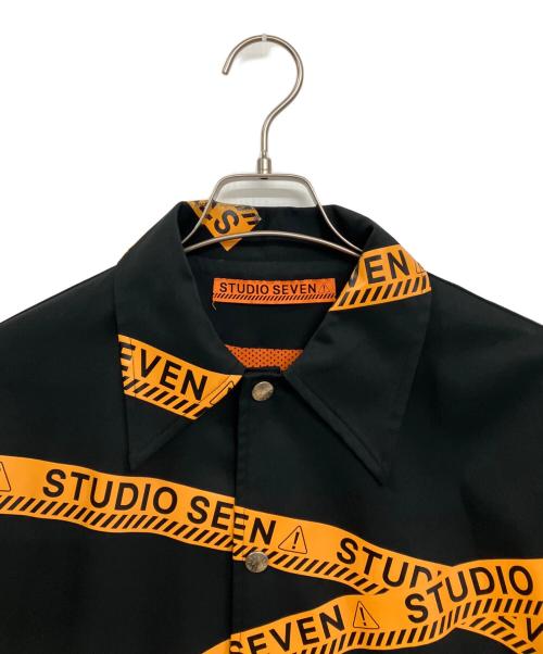 studio seven（スタジオセブン）STUDIO SEVEN (スタジオセブン) コーチジャケット ブラック サイズ:Lの古着・服飾アイテム