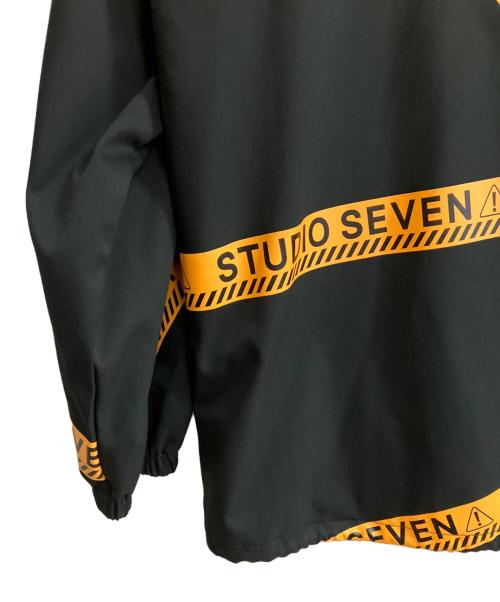 studio seven（スタジオセブン）STUDIO SEVEN (スタジオセブン) コーチジャケット ブラック サイズ:Lの古着・服飾アイテム