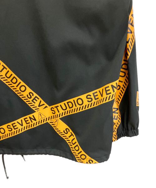 studio seven（スタジオセブン）STUDIO SEVEN (スタジオセブン) コーチジャケット ブラック サイズ:Lの古着・服飾アイテム