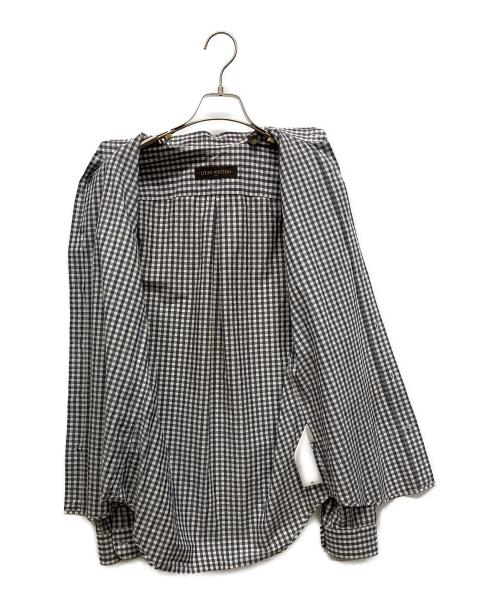 LOUIS VUITTON（ルイ ヴィトン）LOUIS VUITTON (ルイ ヴィトン) 長袖シャツ ネイビー サイズ:XSの古着・服飾アイテム