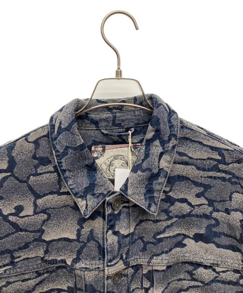 EVISU（エヴィス）EVISU (エヴィス) デニムジャケット インディゴ サイズ:Mの古着・服飾アイテム