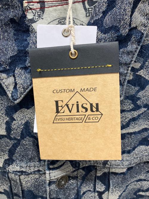EVISU（エヴィス）EVISU (エヴィス) デニムジャケット インディゴ サイズ:Mの古着・服飾アイテム