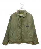 U'S NAVYユーエスネイビー）の古着「A-2デッキ ジャケット」｜オリーブ