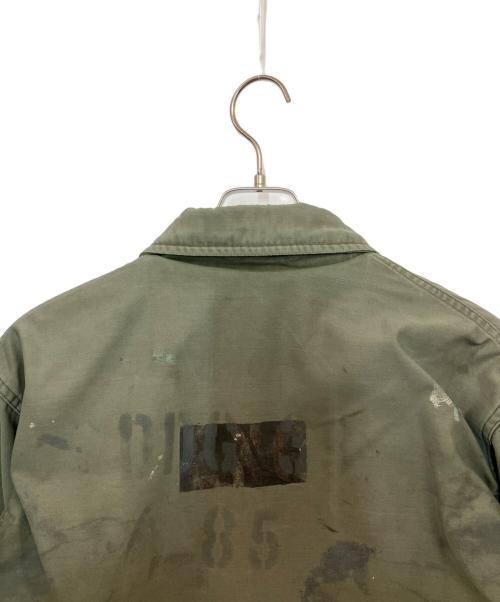 U'S NAVY（ユーエスネイビー）U'S NAVY (ユーエスネイビー) A-2デッキ ジャケット オリーブ サイズ:不明の古着・服飾アイテム