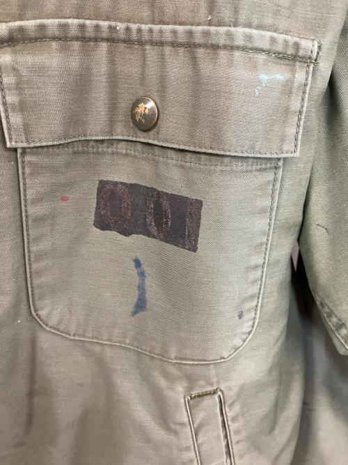 U'S NAVY（ユーエスネイビー）U'S NAVY (ユーエスネイビー) A-2デッキ ジャケット オリーブ サイズ:不明の古着・服飾アイテム