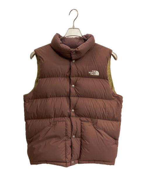 THE NORTH FACE（ザ ノース フェイス）THE NORTH FACE (ザ ノース フェイス) ダウンベスト ブラウン サイズ:Mの古着・服飾アイテム