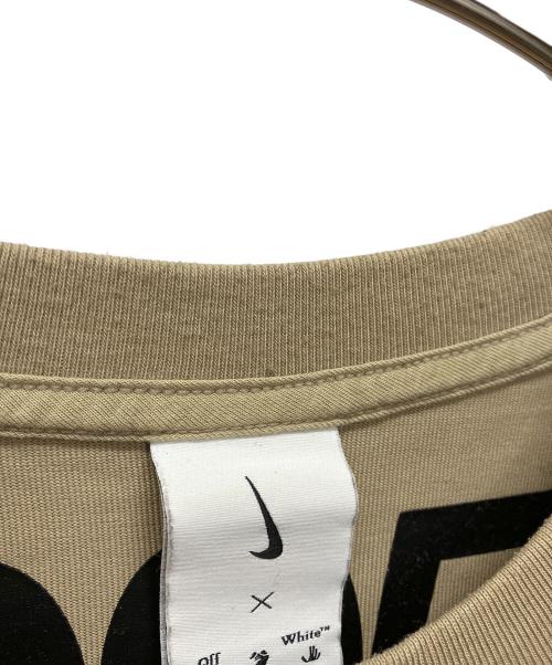 NIKE（ナイキ）NIKE (ナイキ) OFFWHITE (オフホワイト) 半袖カットソー ブラウン サイズ:Mの古着・服飾アイテム