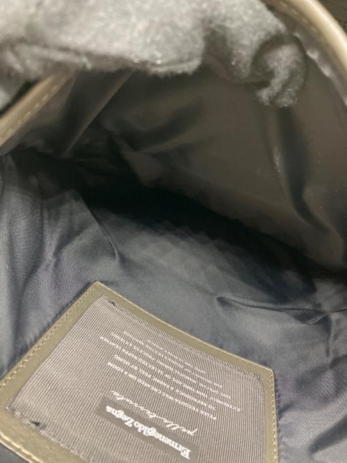 ERMENEGILDO ZEGNA（エルメネジルド・ゼニア）ERMENEGILDO ZEGNA (エルメネジルド・ゼニア) ナイロンリュック オリーブの古着・服飾アイテム